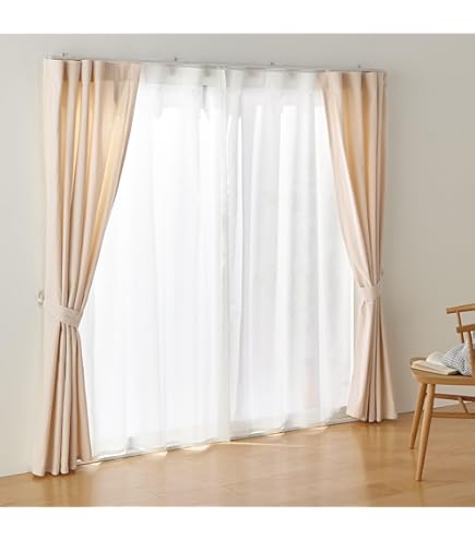 Amazon｜無印良品 熱を通しにくく透けにくいレースノンプリーツ